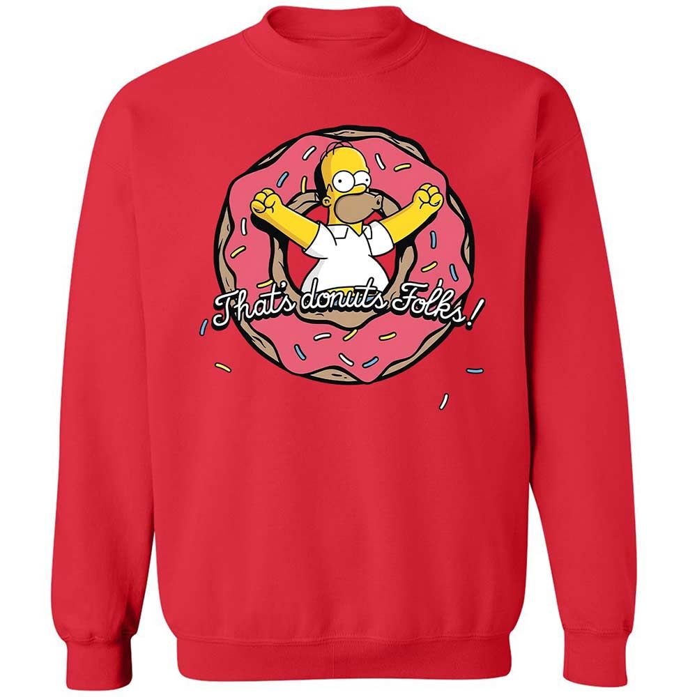 Classic Unisex Sweatshirt - EZR1MC6C - Red - 9