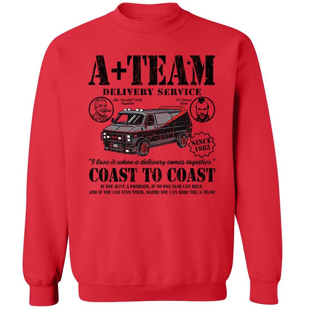Classic Unisex Sweatshirt - 53XVBUH9 - Red - 9
