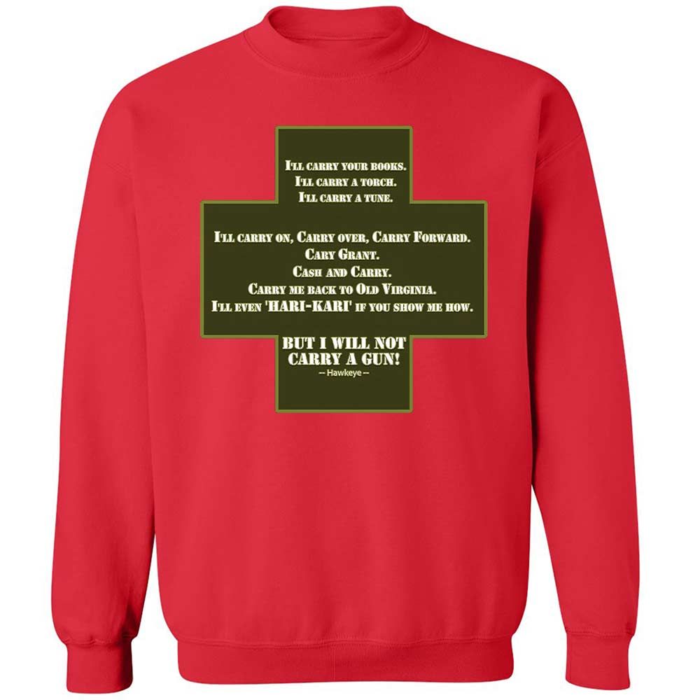 I Will Not Carry a Gun - Red - 9
