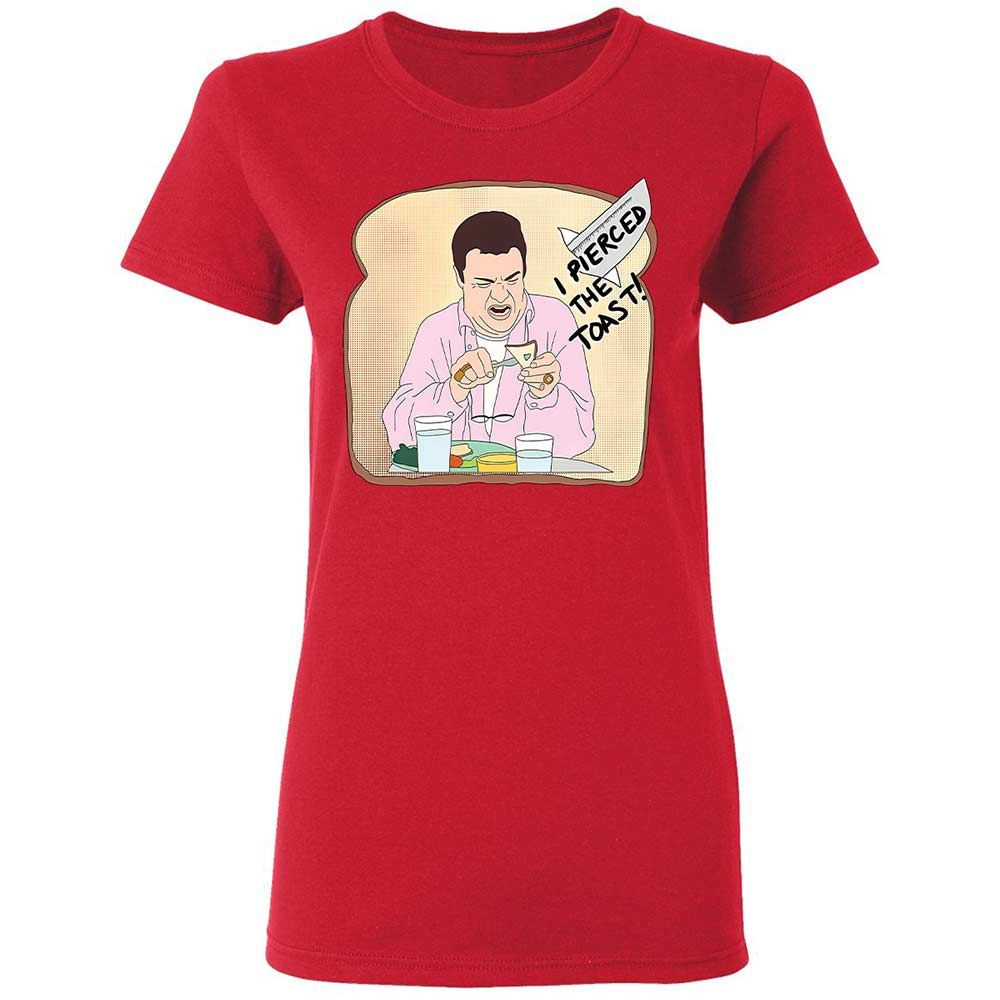 Women's T-Shirt - HZX1GEBY - Red - 9