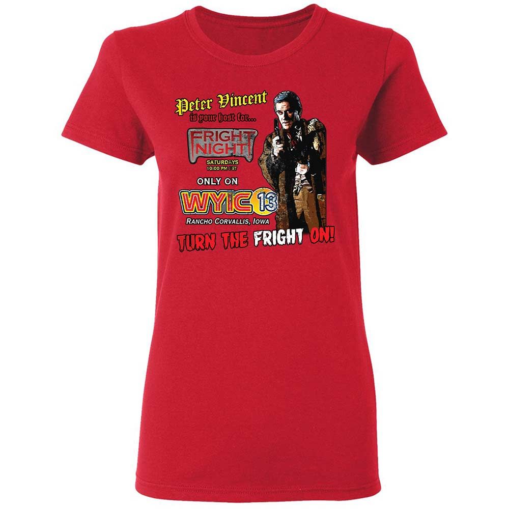 Peter Vincent Fright horror night cult - Red - 9