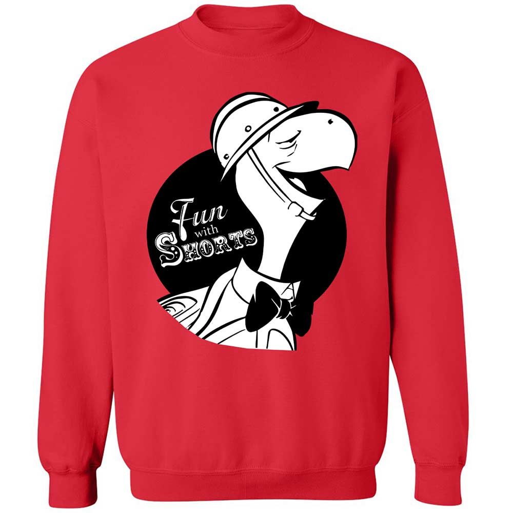 Classic Unisex Sweatshirt - T1HKCQSC - Red - 9