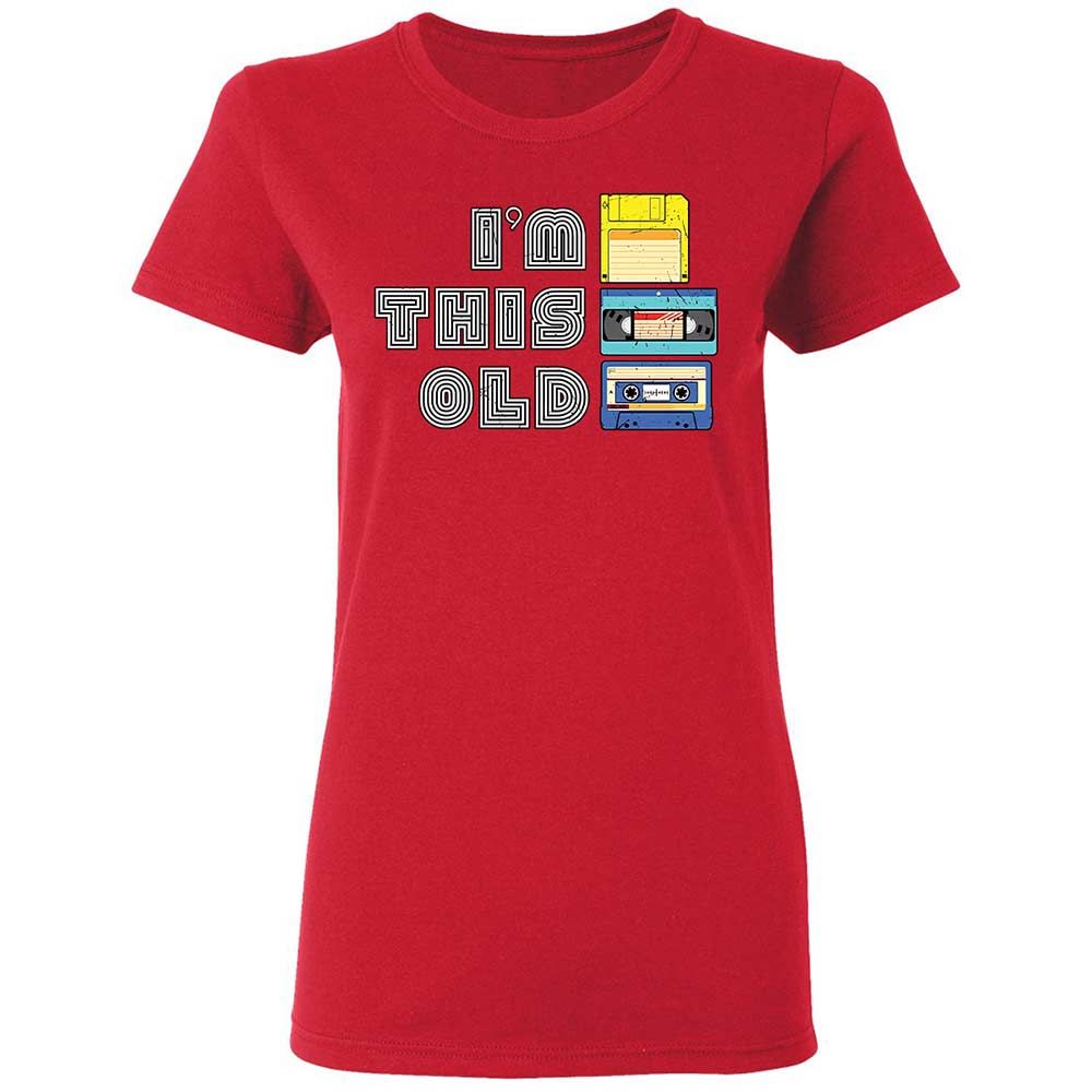 Women's T-Shirt - Black - Red - 9