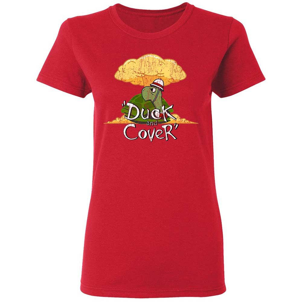Women's T-Shirt - XCGZDNXH - Red - 9