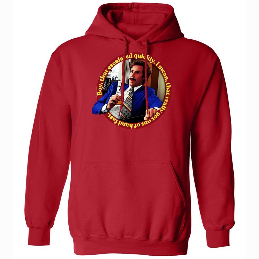 Classic Unisex Hoodie - LG9LUTZF - Red - 9