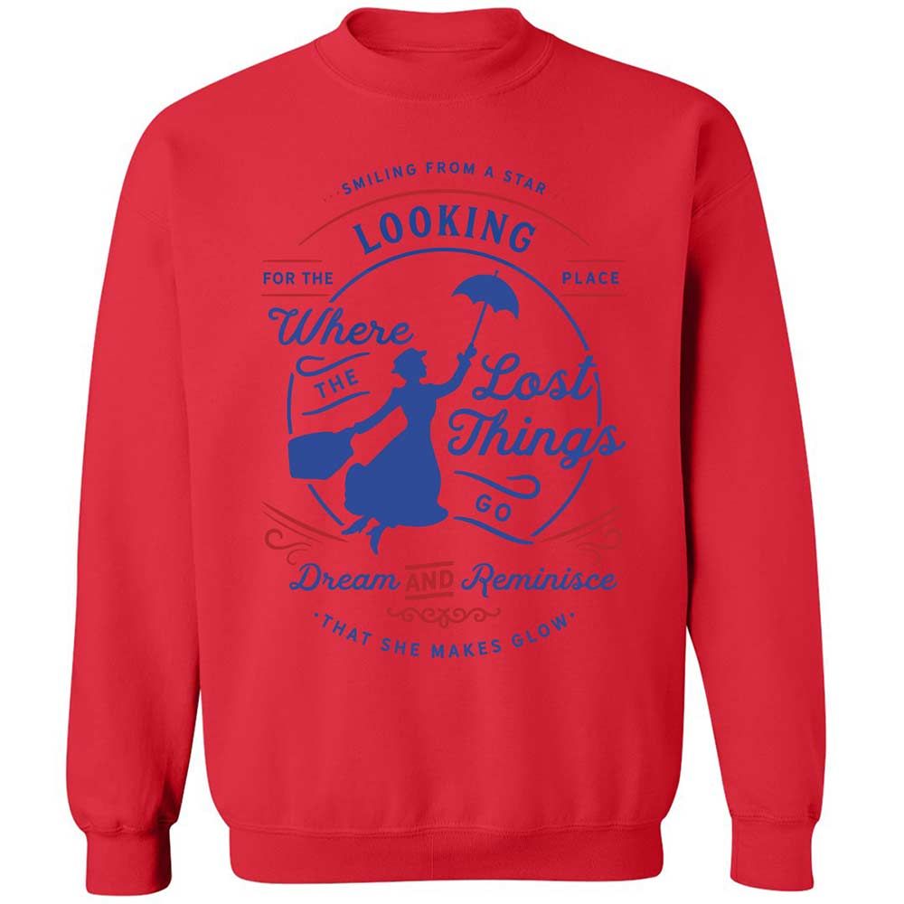 Classic Unisex Sweatshirt - YL8UM82D - Red - 9
