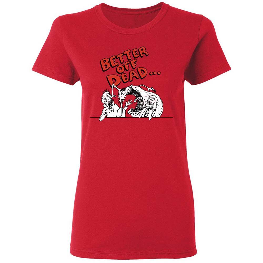 Women's T-Shirt - DKJZVXQC - Red - 9