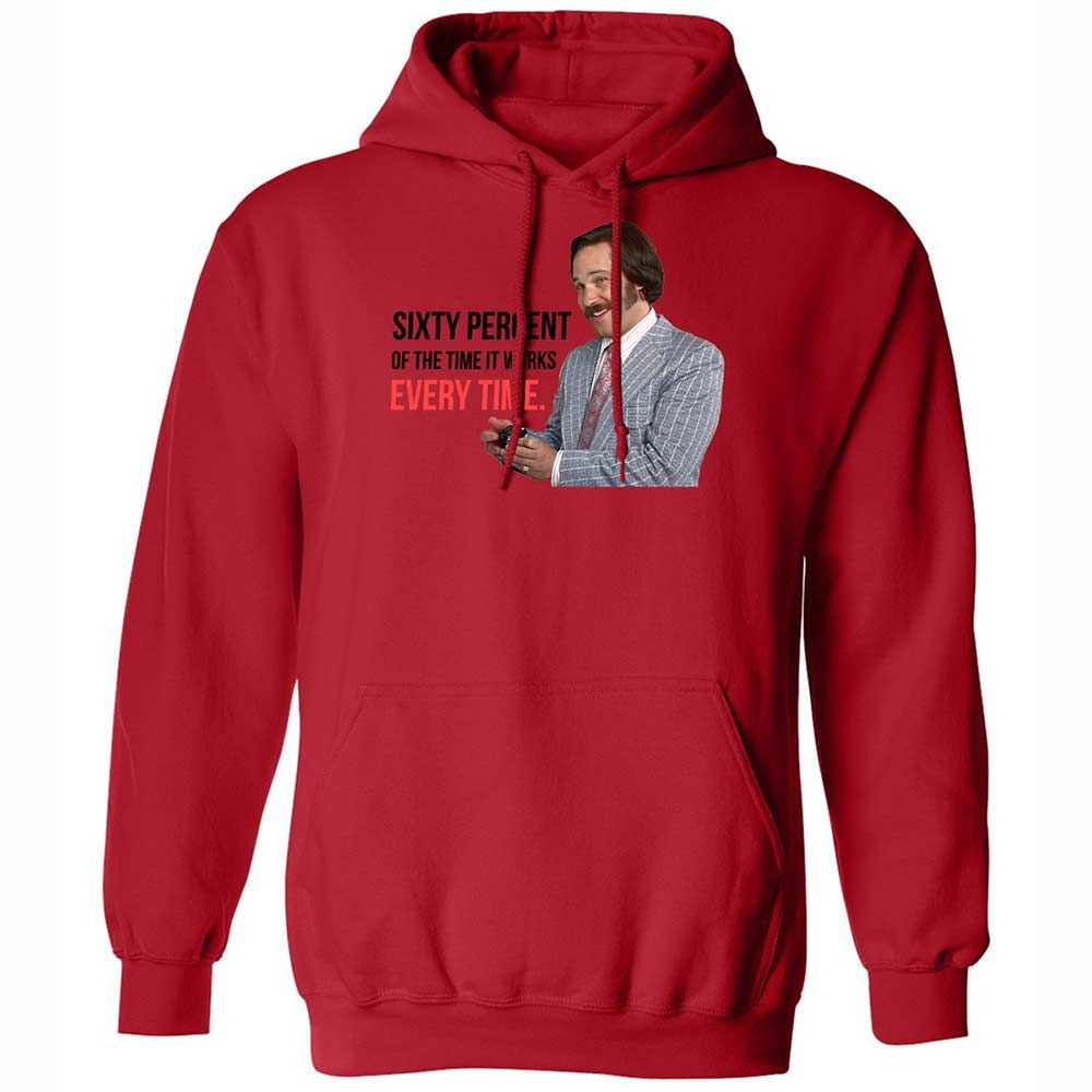 Classic Unisex Hoodie - H1BVRE1T - Red - 9