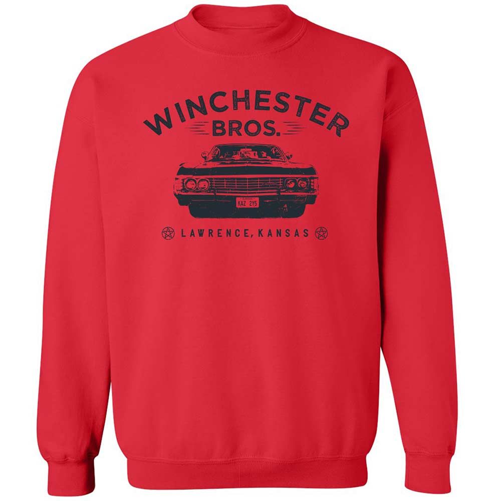 Classic Unisex Sweatshirt - 5H33U7FQ - Red - 9