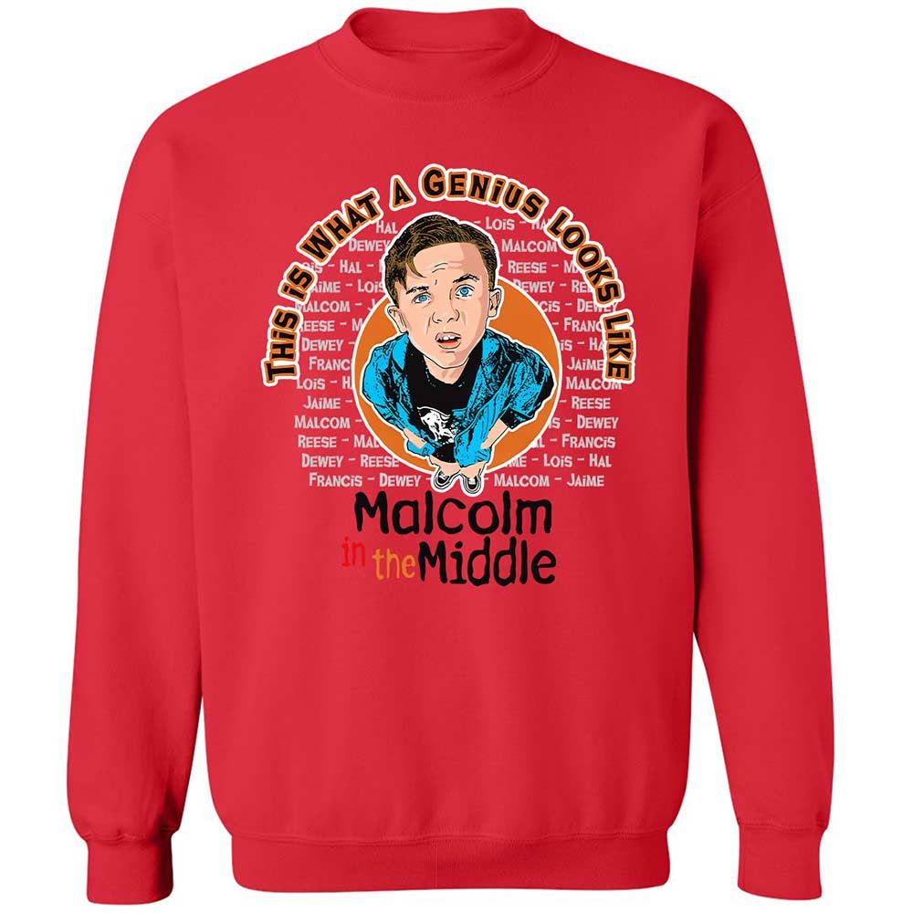 Classic Unisex Sweatshirt - X6PHFX34 - Red - 9