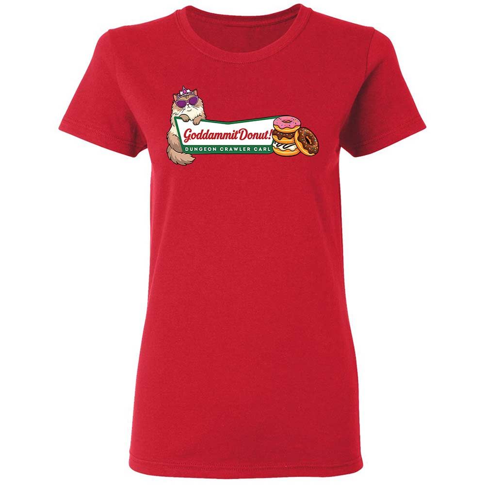 Women's T-Shirt - JY4RPVZD - Red - 9