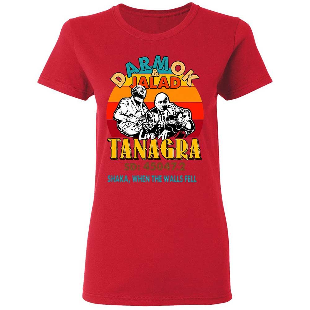 Women's T-Shirt - NX96HQDU - Red - 9