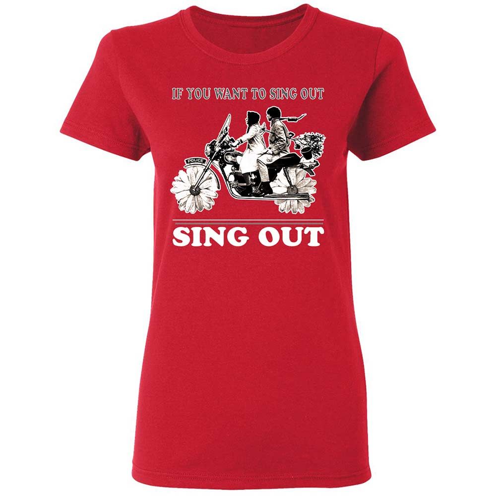 If you want to sing out, sing out - Red - 9
