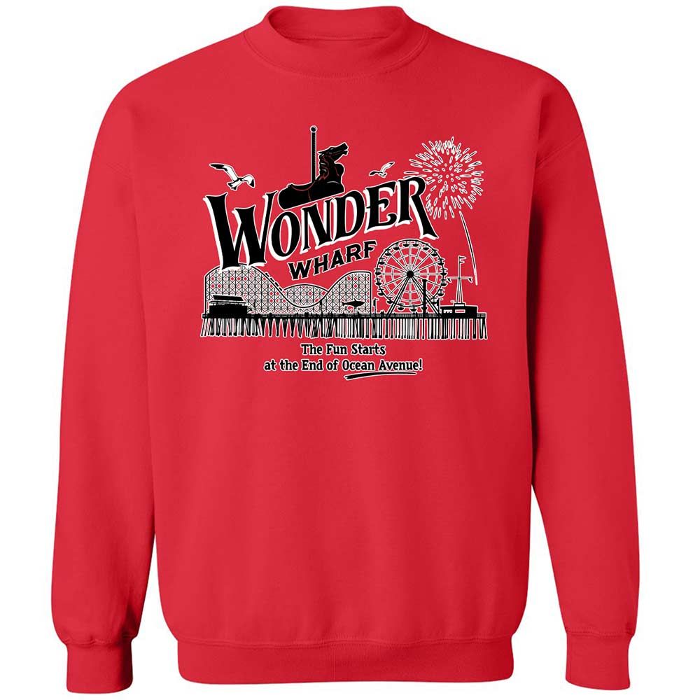 Classic Unisex Sweatshirt - W7UUNUNL - Red - 9