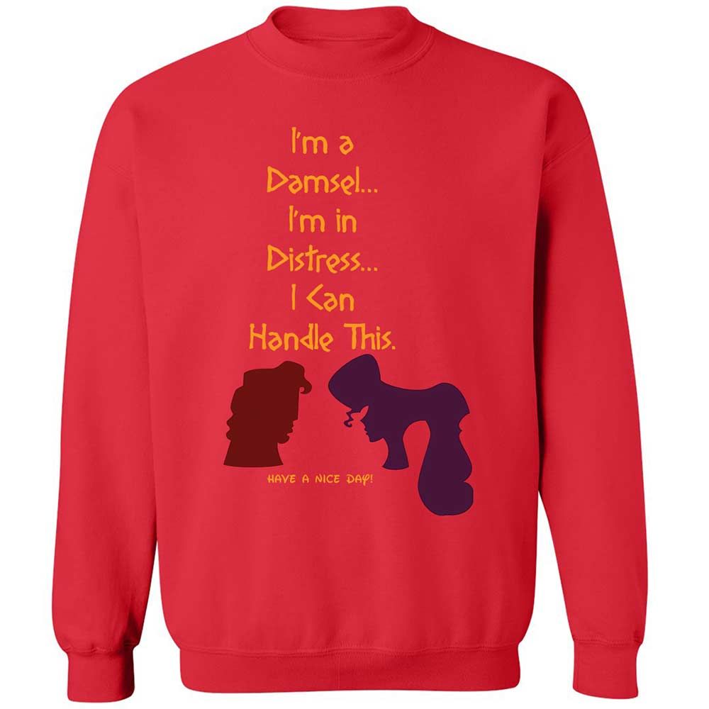 Classic Unisex Sweatshirt - C6JSKPB3 - Red - 9