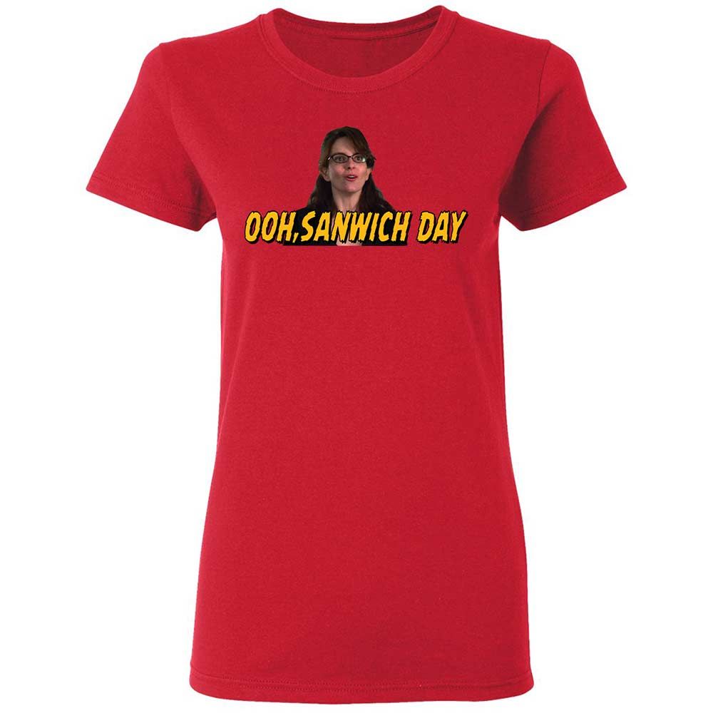 Women's T-Shirt - 5XY1CTJH - Red - 9