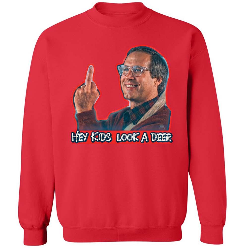 Hey Kids, Look a Deer - Red - 9