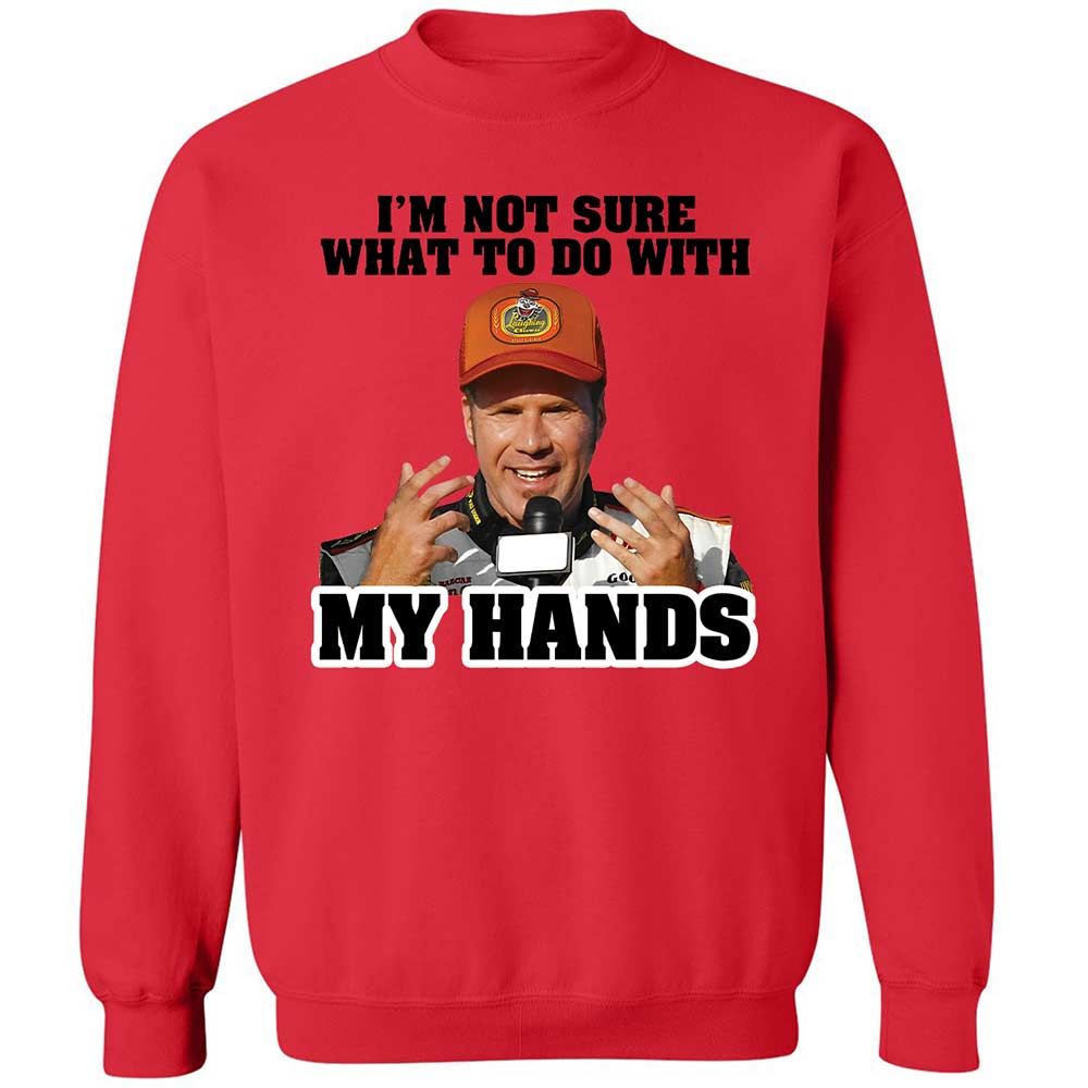 I'm Not Sure What To Do With My Hands - Red - 9