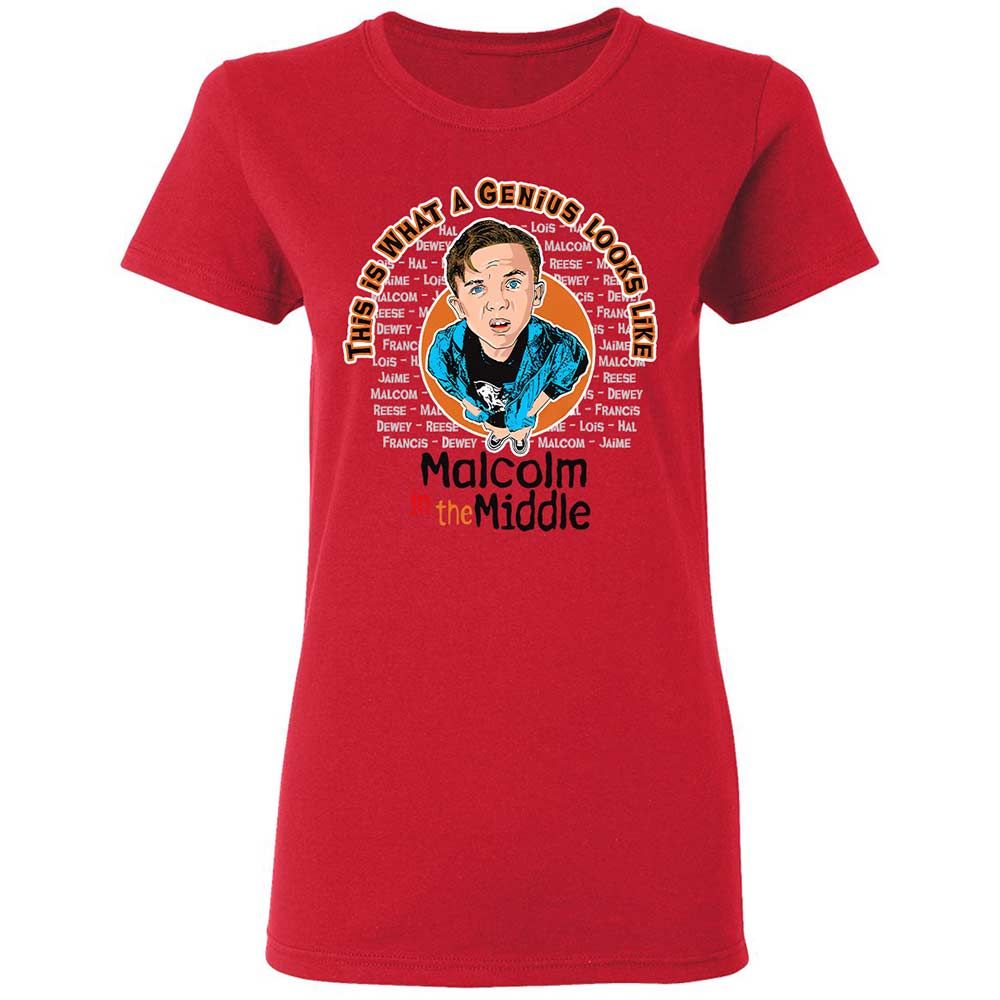 Women's T-Shirt - 2XF6UQRQ - Red - 9