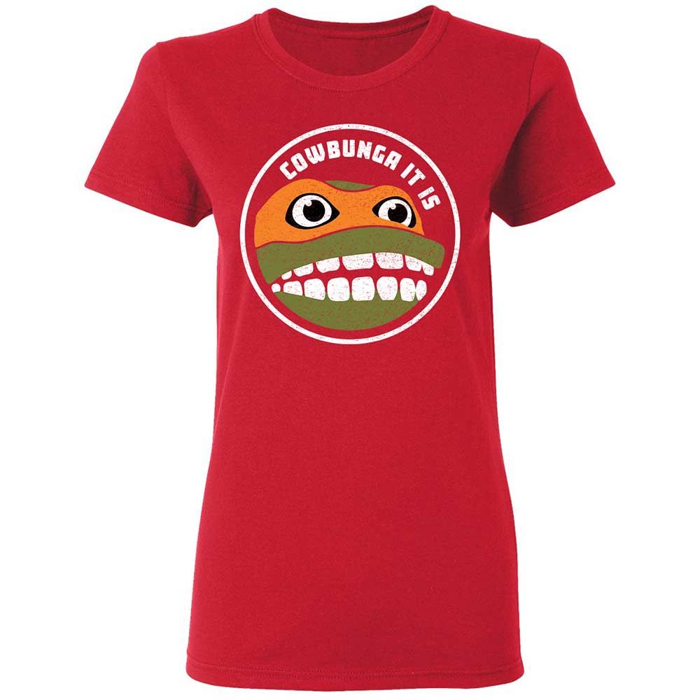 Women's T-Shirt - P1ZZEAFT - Red - 9