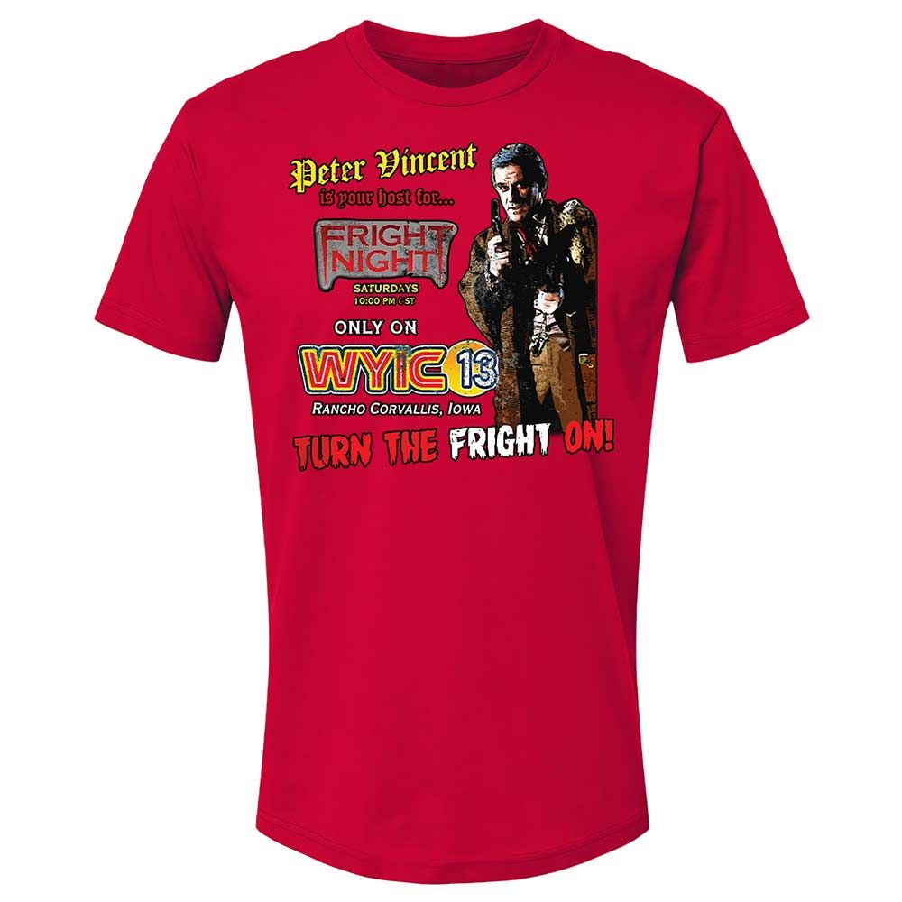 Peter Vincent Fright horror night cult - Red - 9