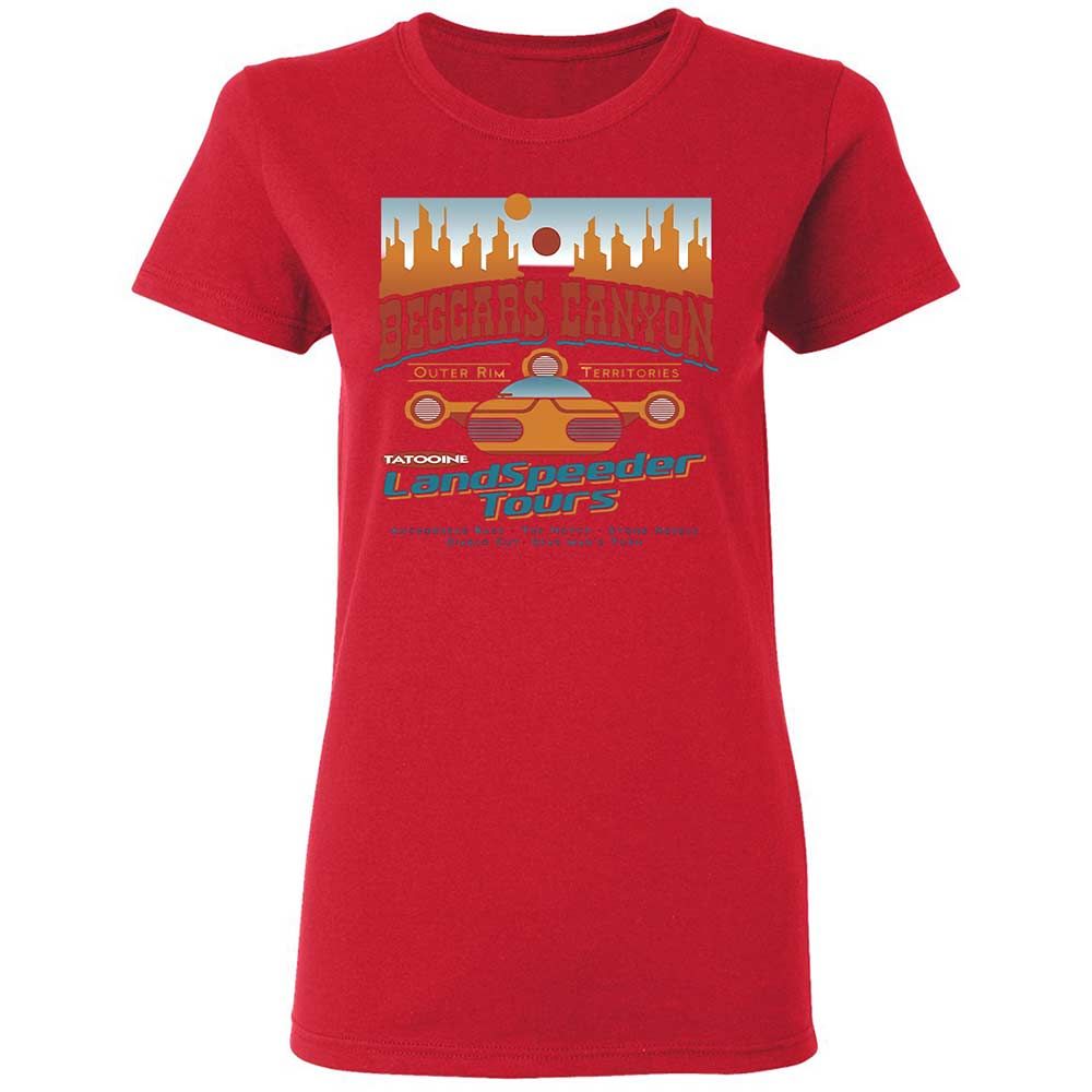 Women's T-Shirt - 747Z9QBP - Red - 9