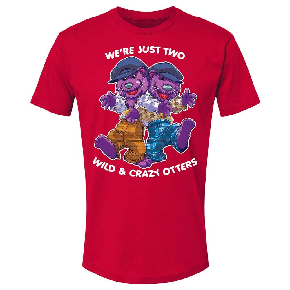 Two wild & crazy otters - Red - 9