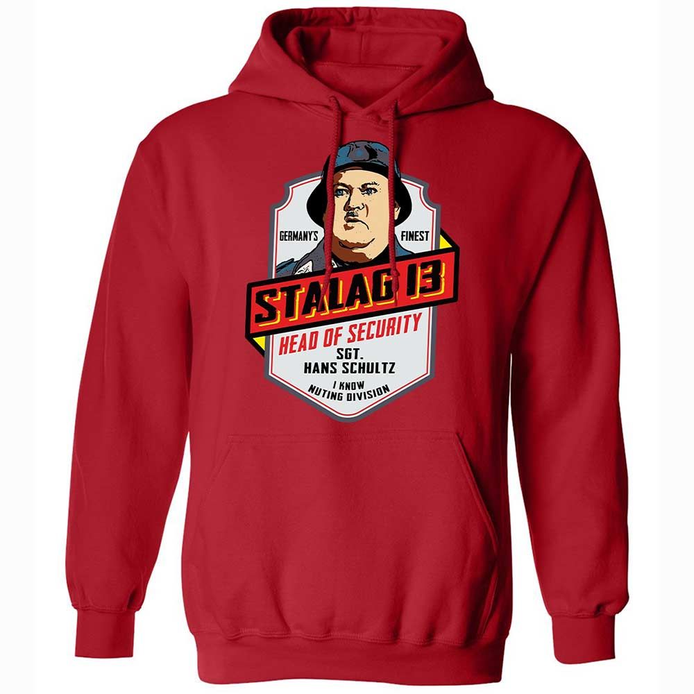 Classic Unisex Hoodie - LALC842E - Red - 9