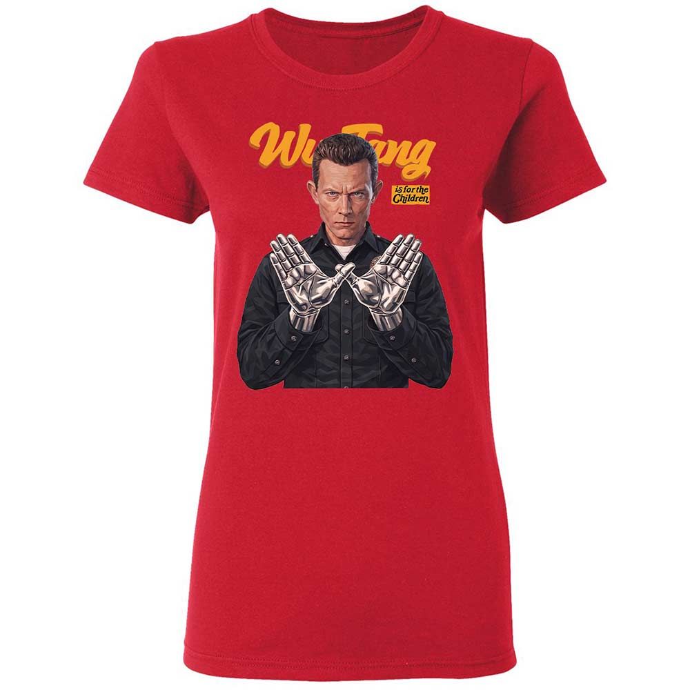 Women's T-Shirt - Black - Red - 9