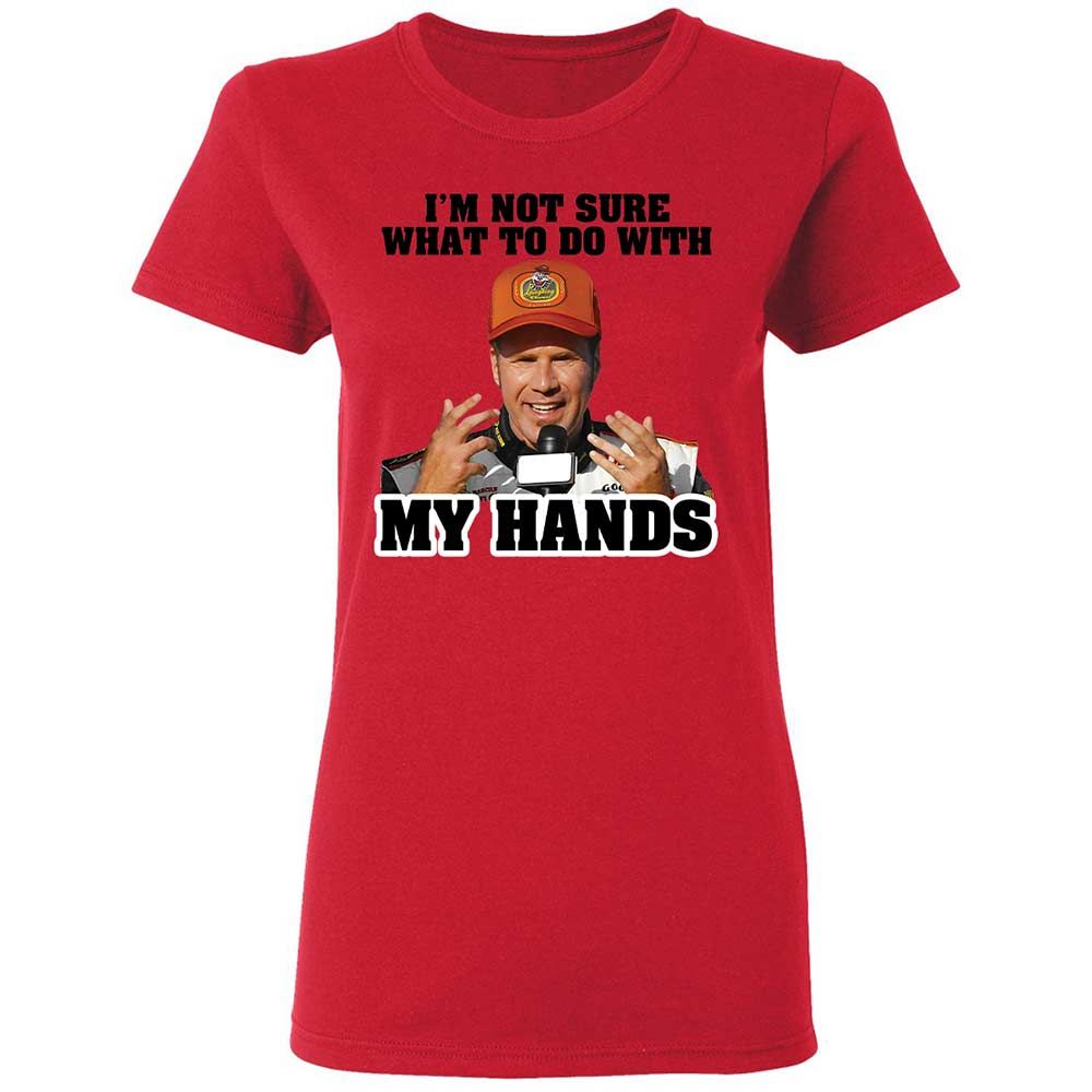 I'm Not Sure What To Do With My Hands - Red - 9