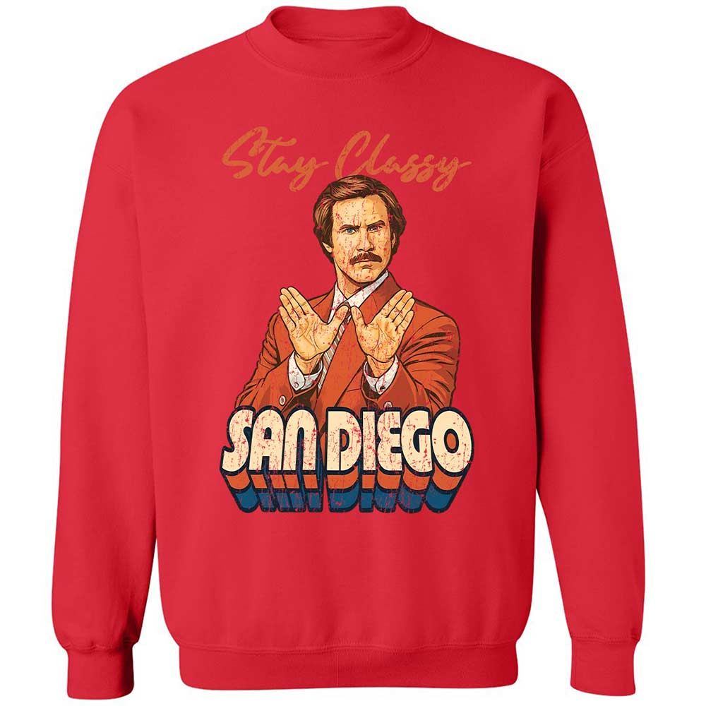 Classic Unisex Sweatshirt - RGX8N8GR - Red - 9
