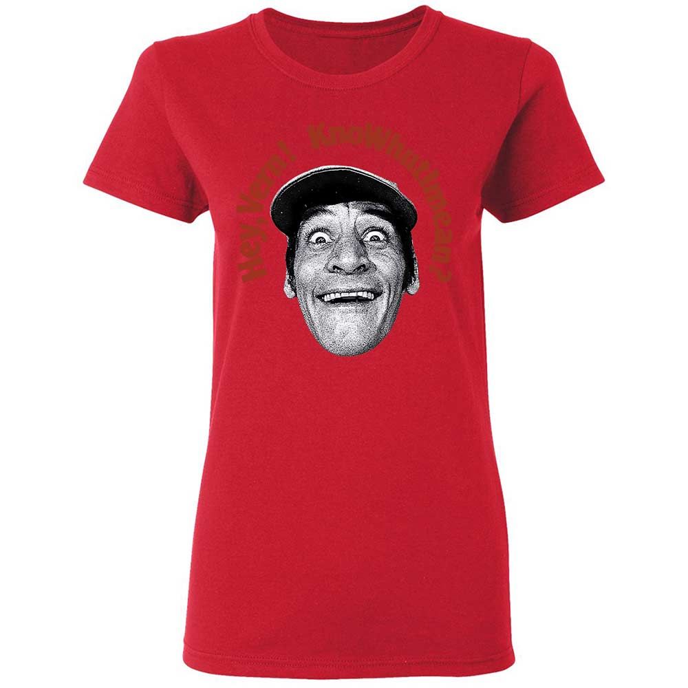Women's T-Shirt - 3T7DA1KU - Red - 9