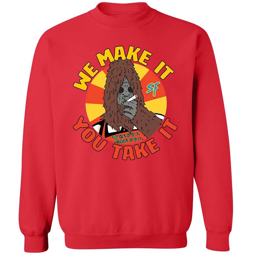 Classic Unisex Sweatshirt - 6UZ5WZHA - Red - 9