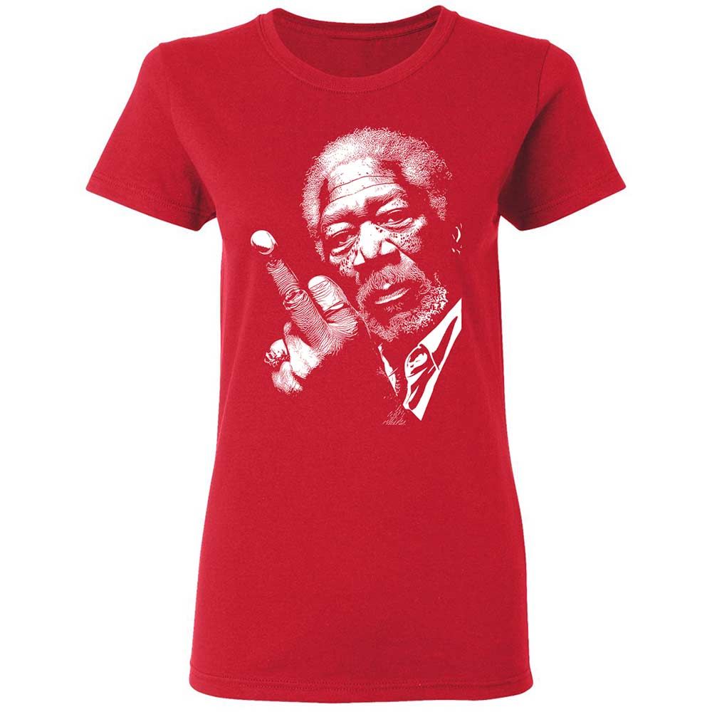 Morgan Freeman middle finger - Red - 9