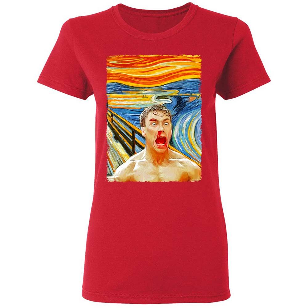 Women's T-Shirt - H1BC9H4F - Red - 9
