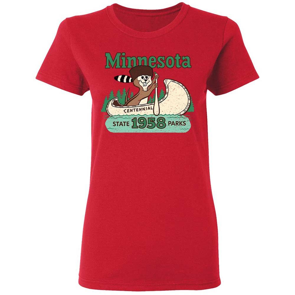 Women's T-Shirt - 4EW6CFYT - Red - 9