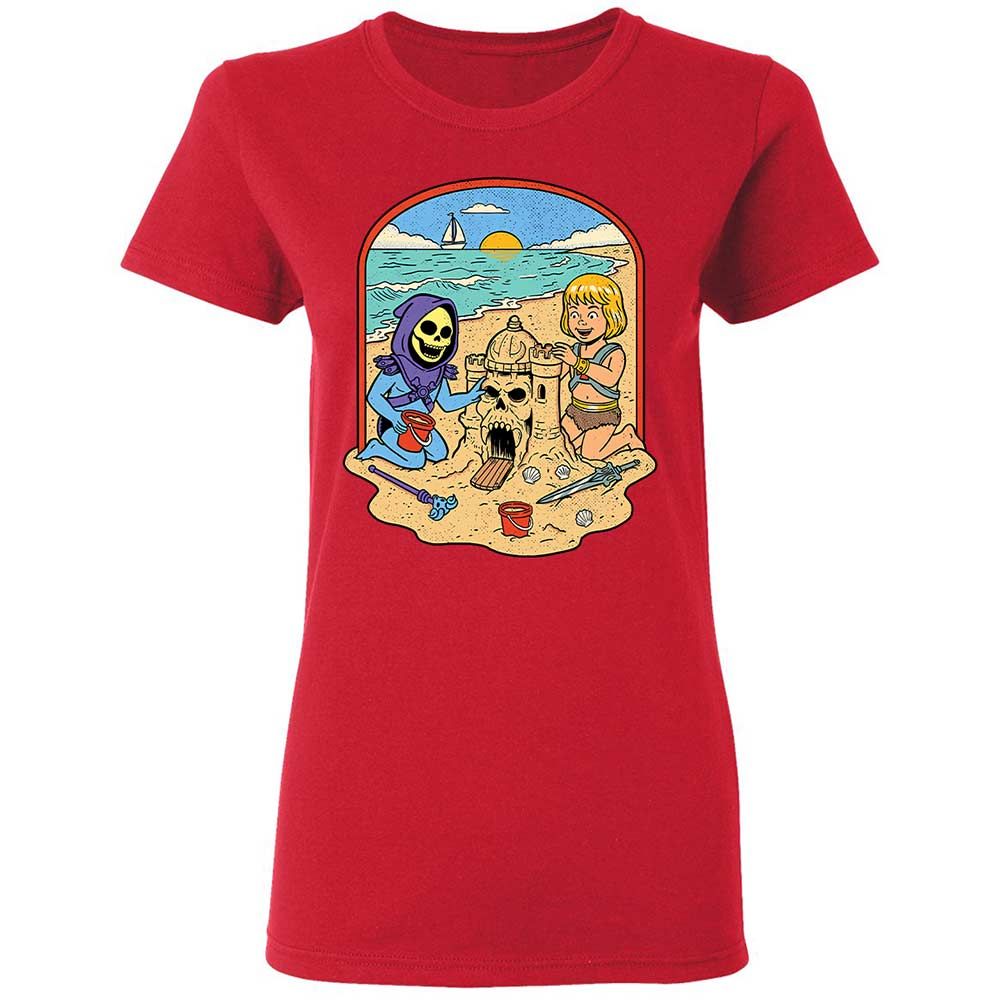 Women's T-Shirt - YNUF8AXW - Red - 9