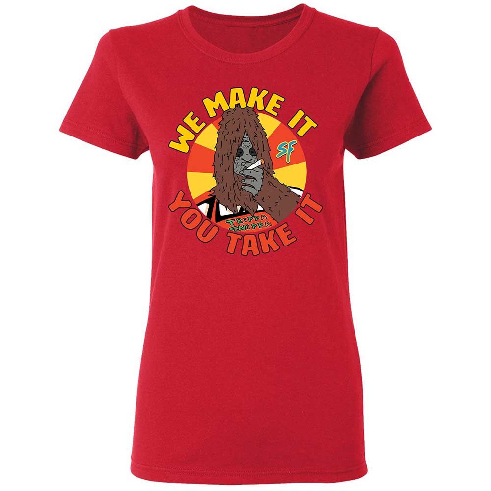 Women's T-Shirt - KAZ48E6V - Red - 9