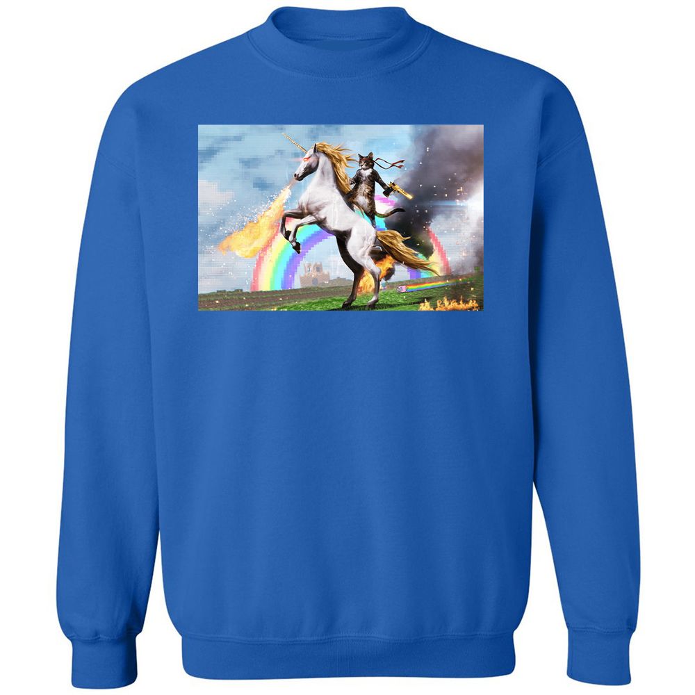 Classic Unisex Sweatshirt - ZNJZDQDG - Royal - 9