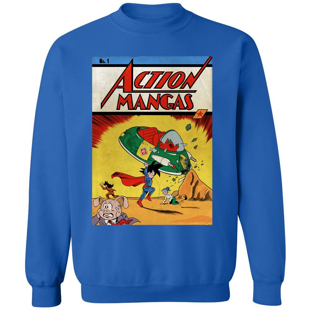 Classic Unisex Sweatshirt - RCSR7HLJ - Royal - 9
