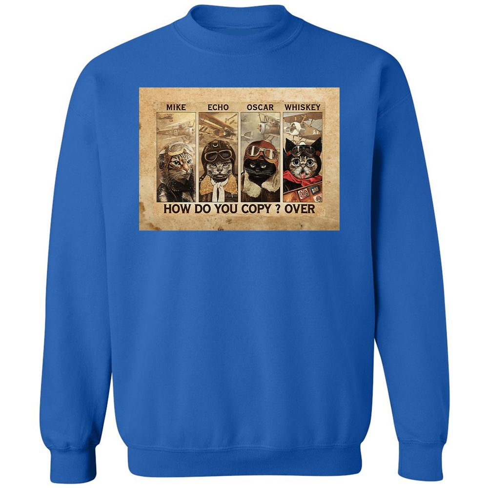 Classic Unisex Sweatshirt - P7RY1W2B - Royal - 9