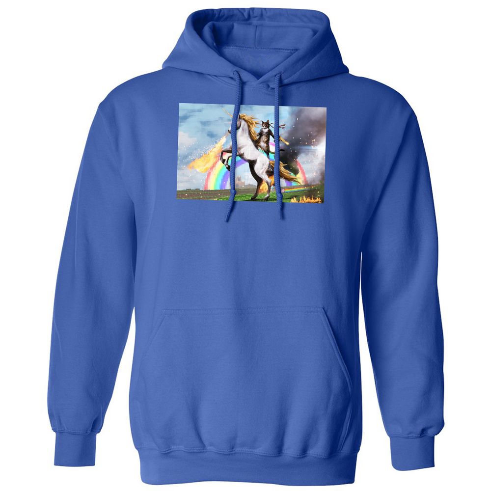Classic Unisex Hoodie - 1B7Y15SL - Royal - 9