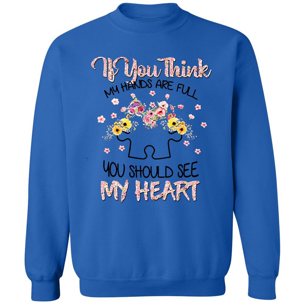 Classic Unisex Sweatshirt - A7D1E9WD - Royal - 9