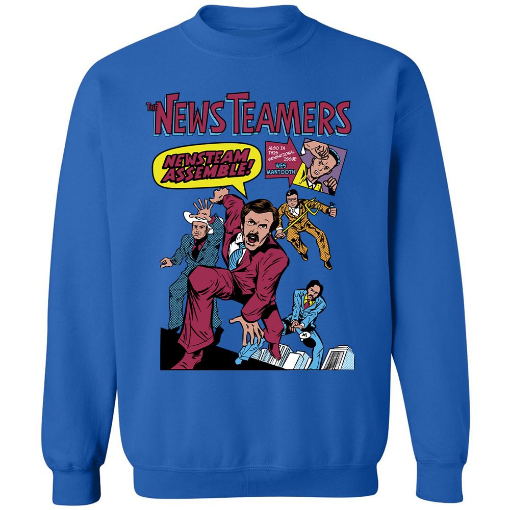 Classic Unisex Sweatshirt - ZEBCGXUL - Royal - 9