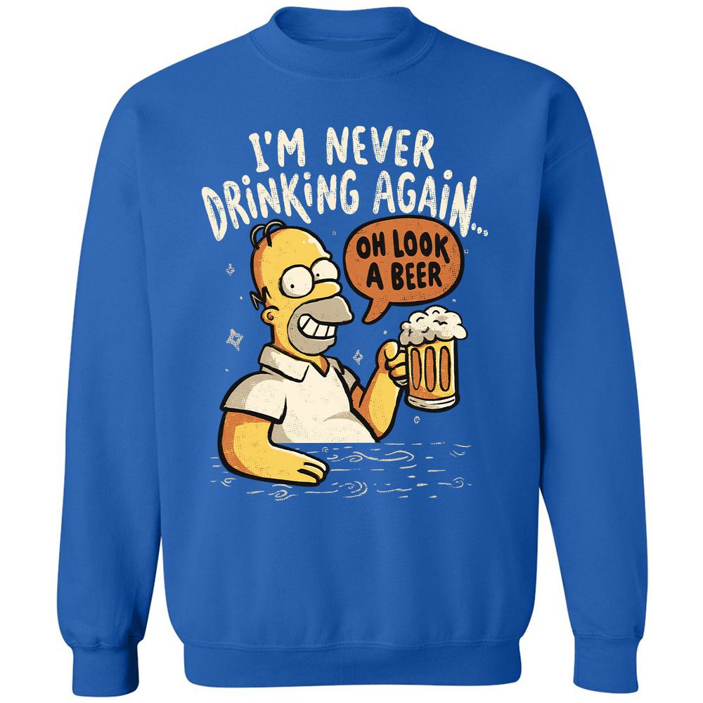 Classic Unisex Sweatshirt - 9YZJYHFU - Royal - 9