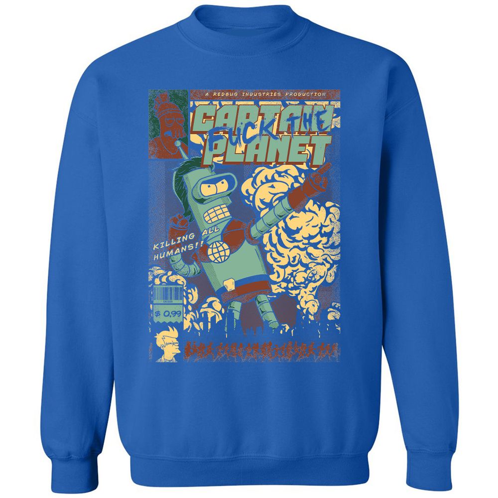 Classic Unisex Sweatshirt - VSURFF44 - Royal - 9