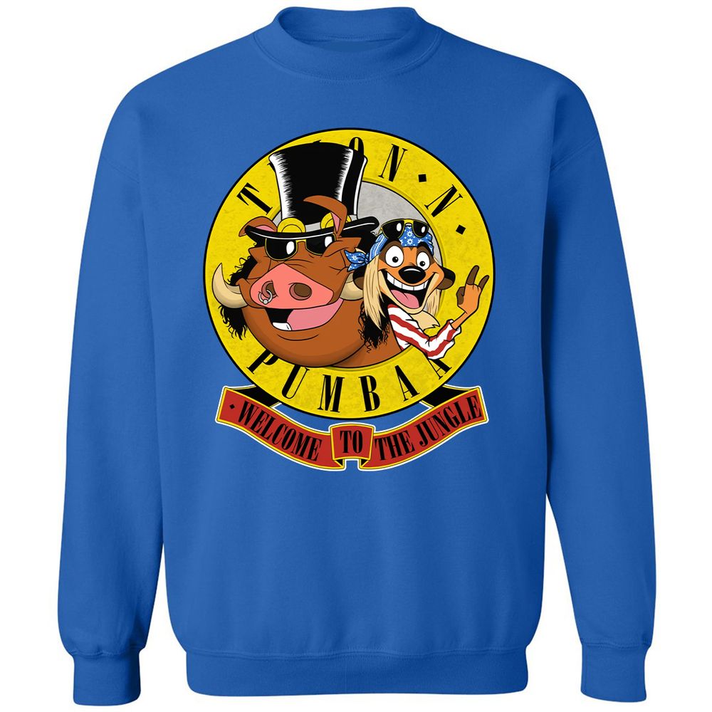 Classic Unisex Sweatshirt - Black - Royal - 9