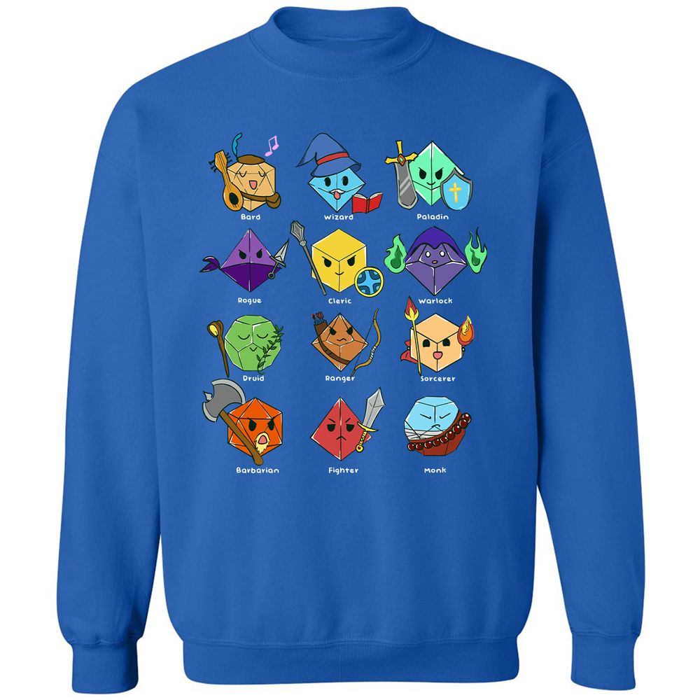 Classic Unisex Sweatshirt - LTE383A8 - Royal - 9