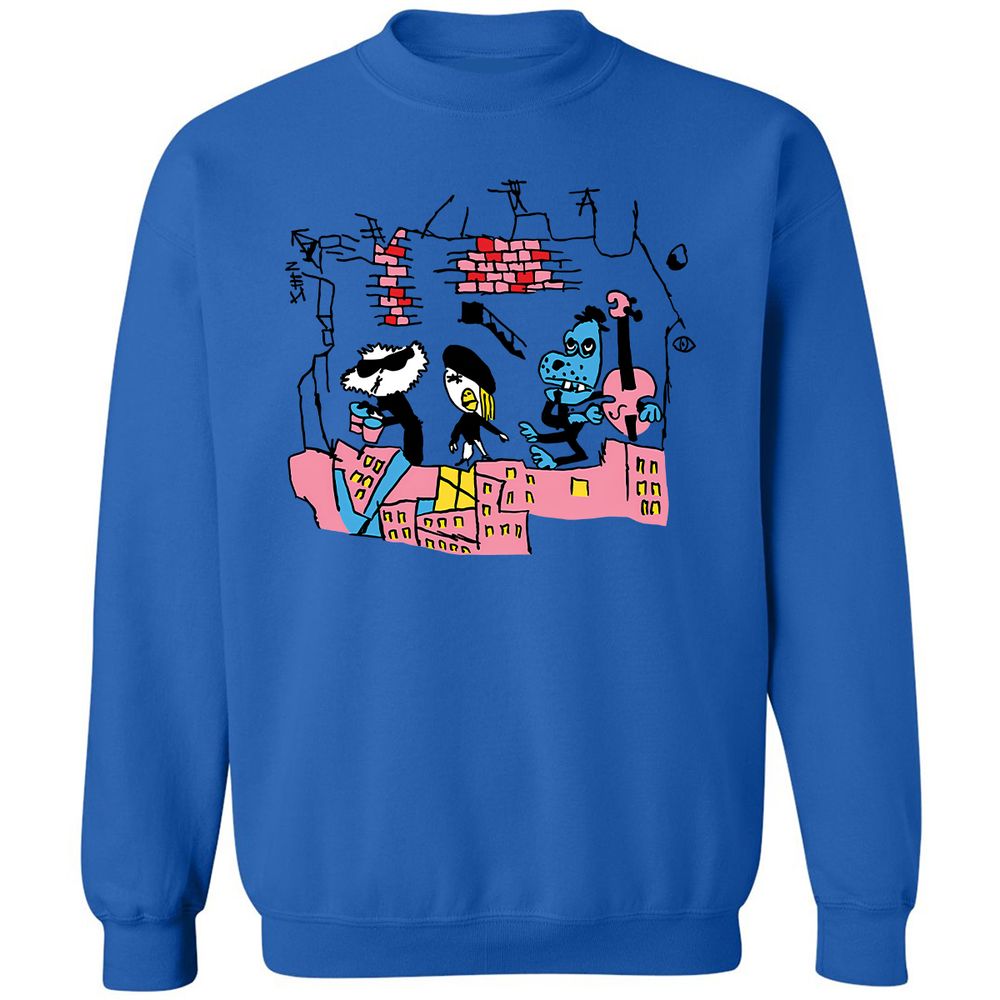Classic Unisex Sweatshirt - YUB7WH7H - Royal - 9
