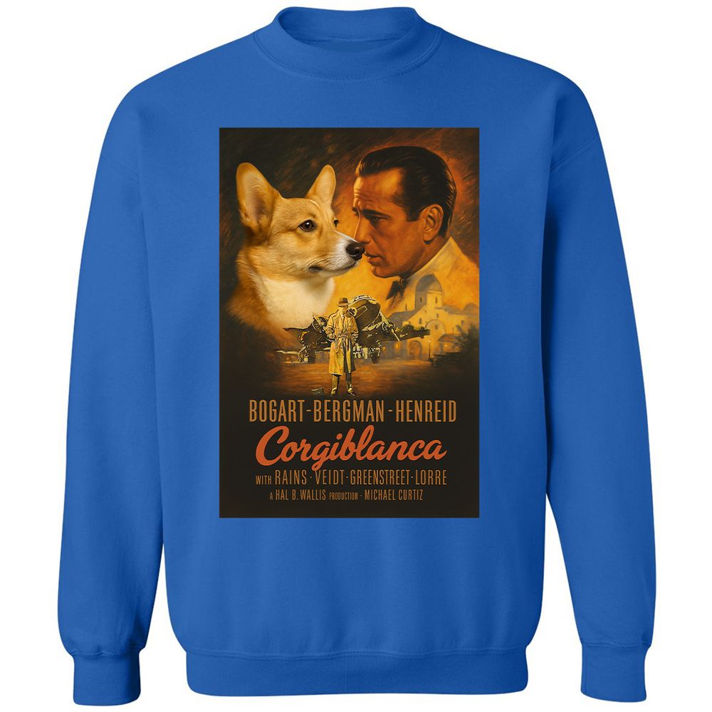Classic Unisex Sweatshirt - UJ4RNZRB - Royal - 9